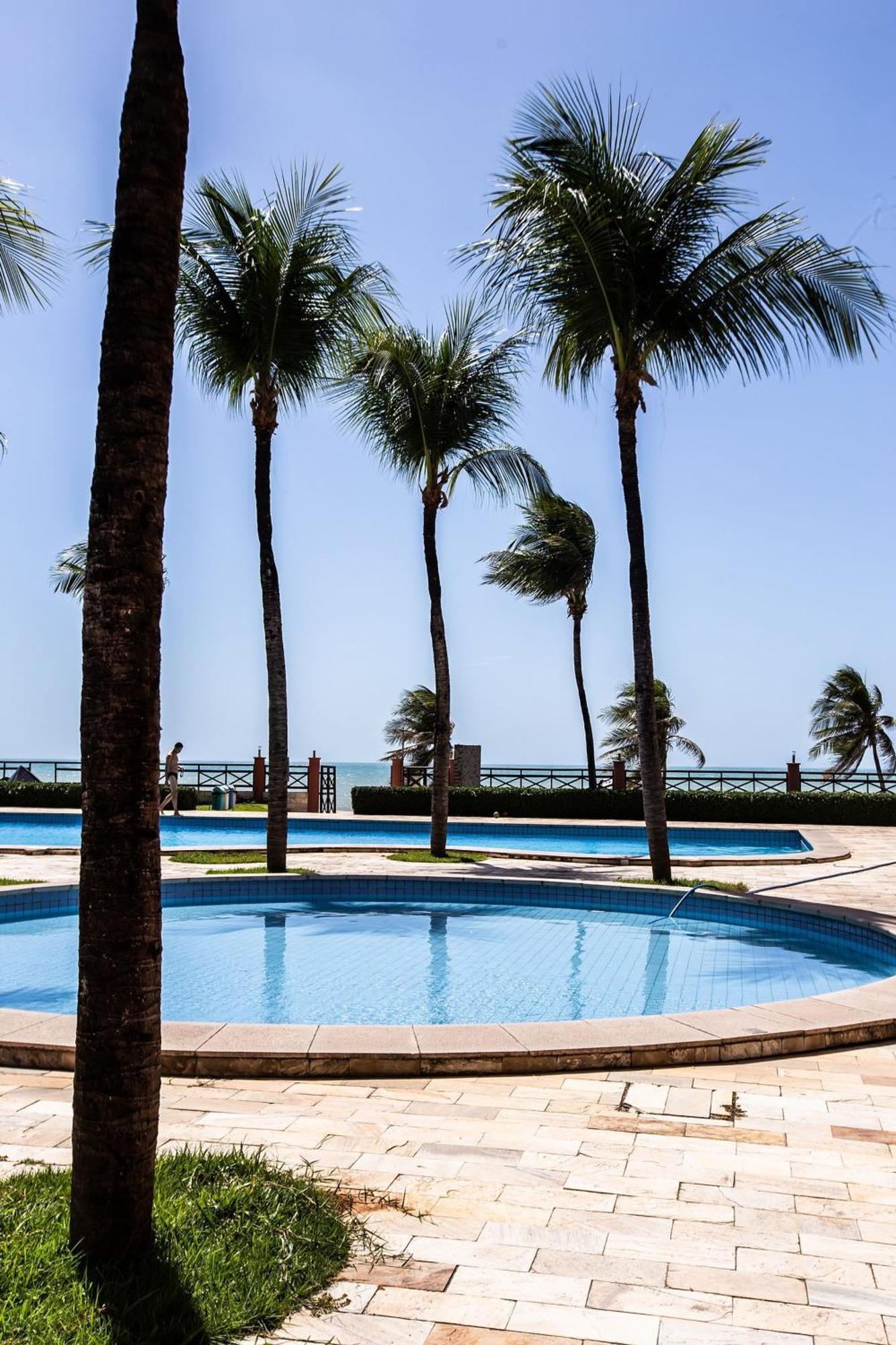 Kariribeach319A Flat 1Q Com Vista Maravilhosa クムブコ エクステリア 写真