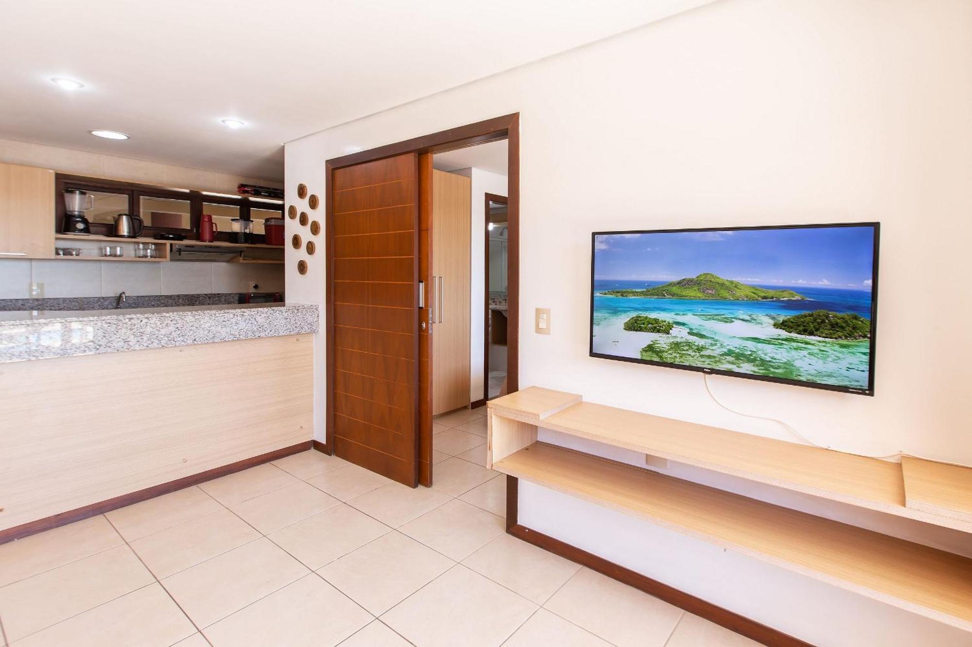 Kariribeach319A Flat 1Q Com Vista Maravilhosa クムブコ エクステリア 写真