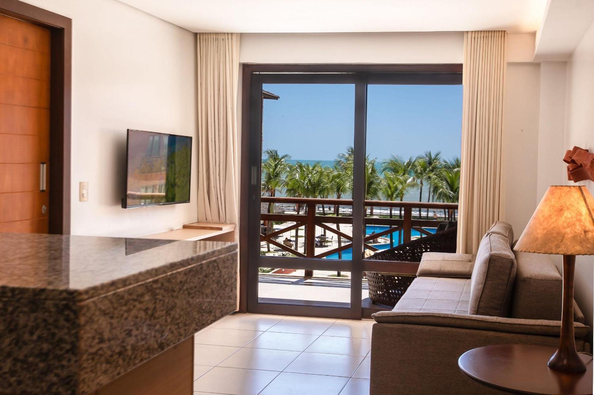 Kariribeach319A Flat 1Q Com Vista Maravilhosa クムブコ エクステリア 写真