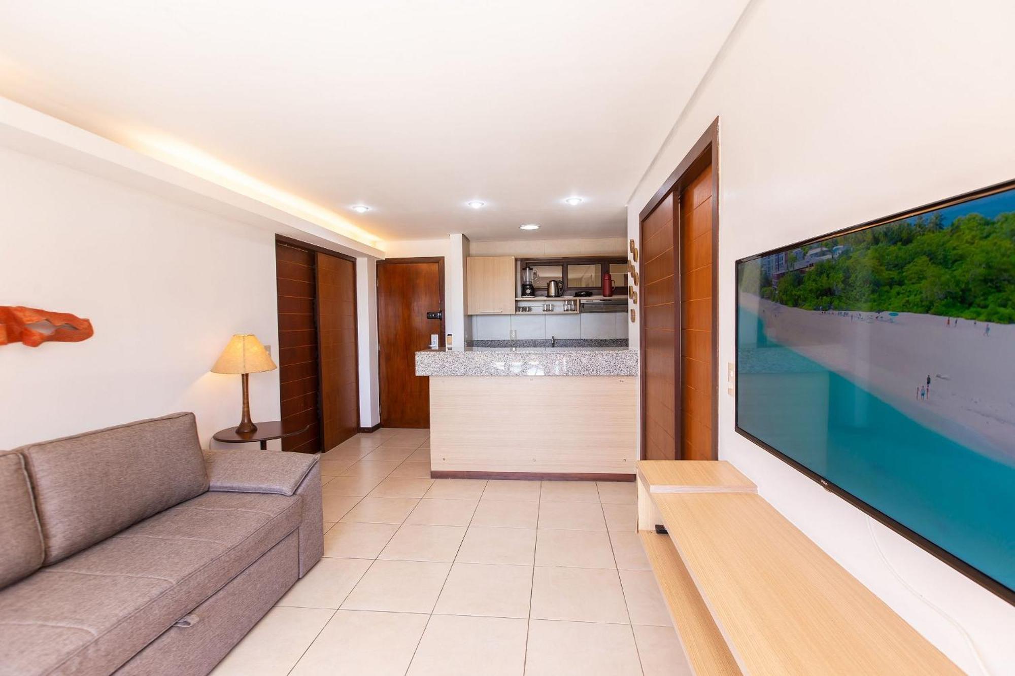 Kariribeach319A Flat 1Q Com Vista Maravilhosa クムブコ エクステリア 写真